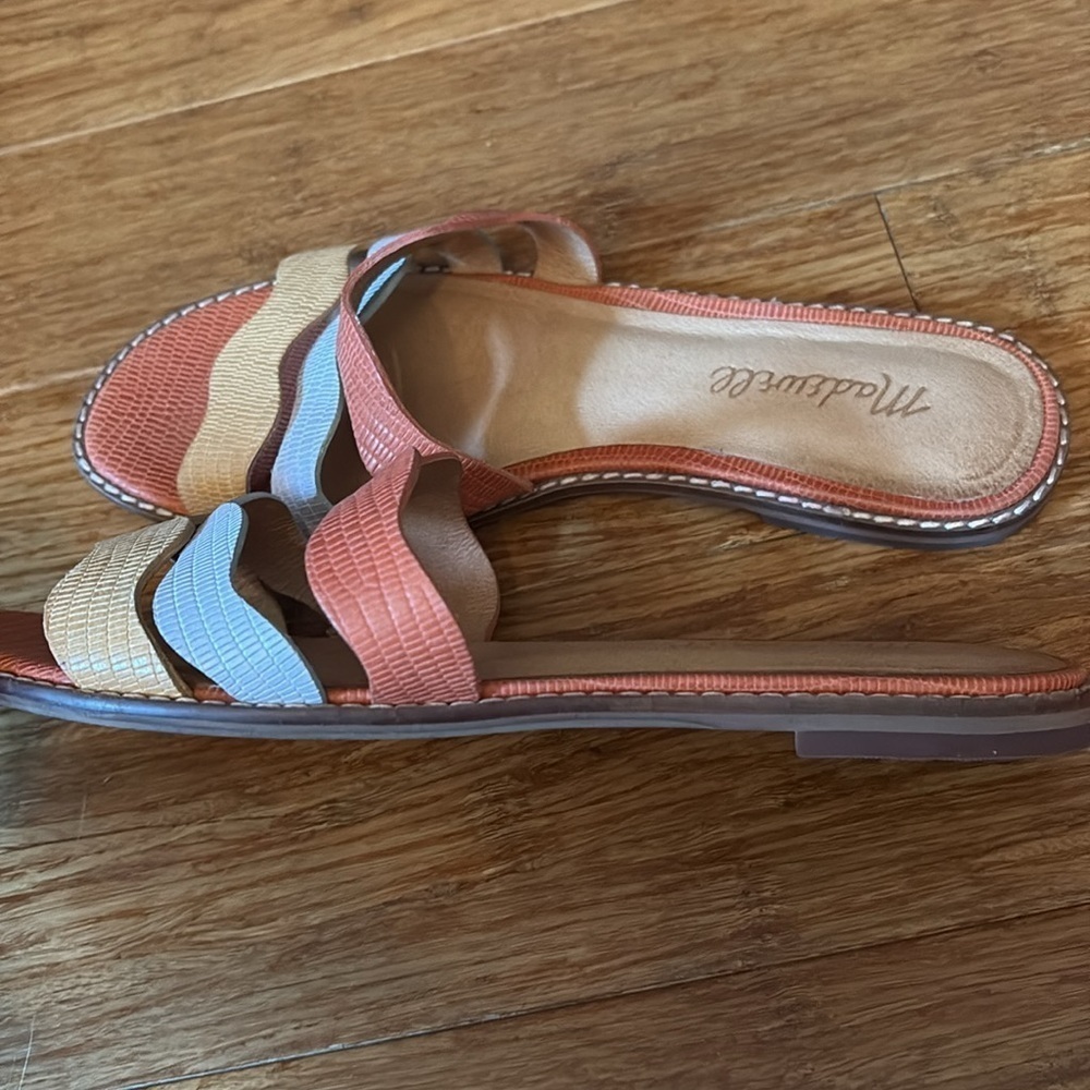 Madewell Women's Multicolor flat Sandals - size 6 - leather - Picture 4 of 6